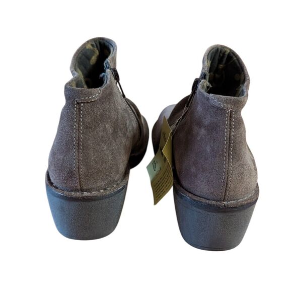 NWT Fly London EUR 39 US 8.5 9 Ankle Slouch Boot Taupe Oil Suede Boho Lagenlook - Picture 7 of 13